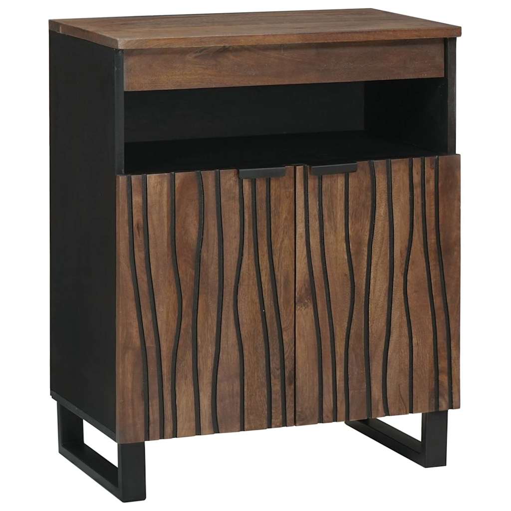 Sideboard Brown 60 X 33 X 75 Cm Solid Mango Wood