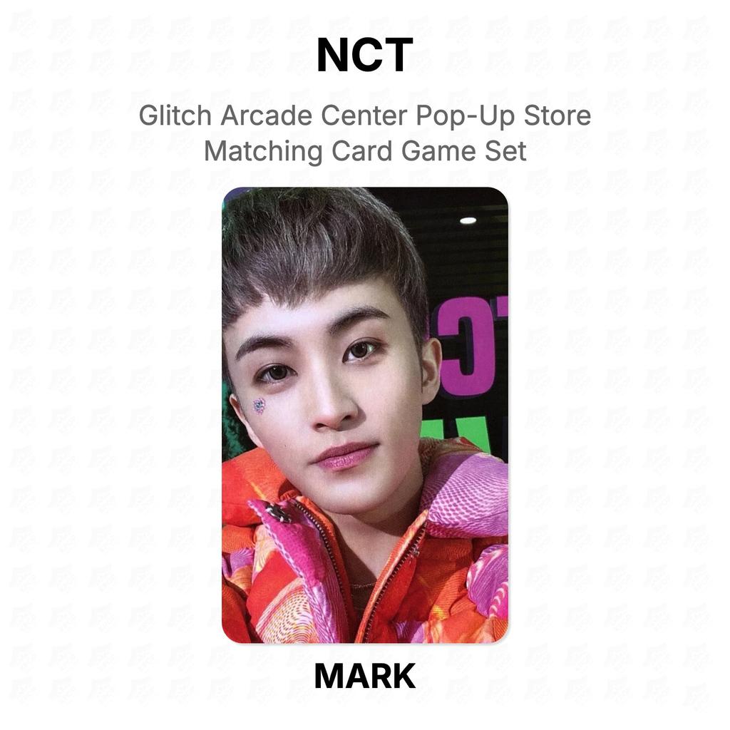 NCT Glitch Arcade Center Pop-Up Store Matching Card Game Set Official Photocard