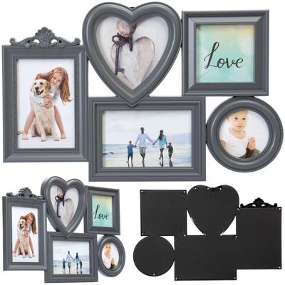 CORAZON Photo Frame for 5 Photos, Gray