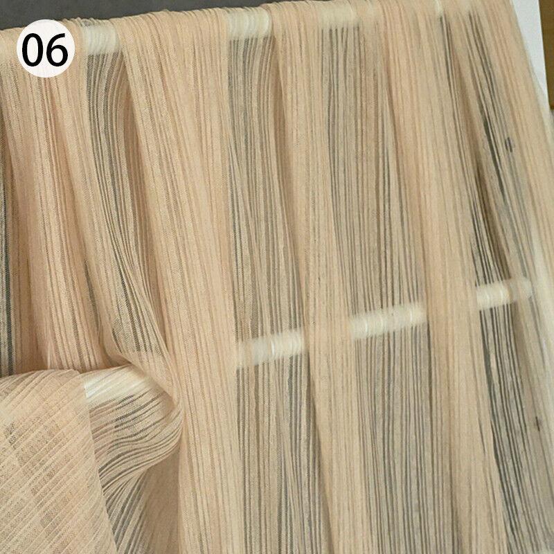 Organ Pleated Mesh Lace Fabric Crumpled Tulle Net Fabric Wedding Organ Skirt Dress Costume Curtains Handmade DIY Craft Material