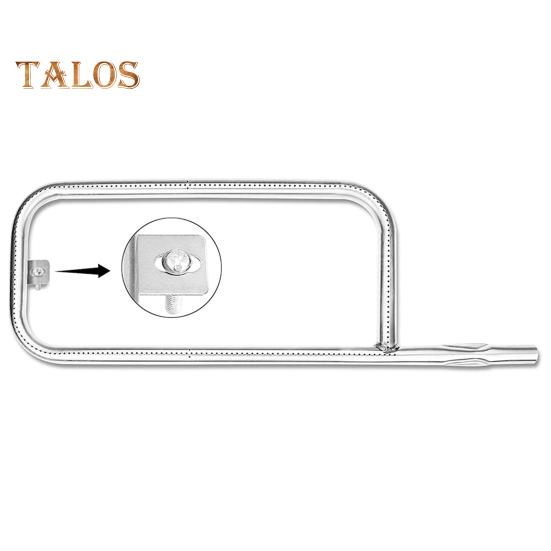 Stainless Steel Grill Burner Tube for Q100 Q1200 Gas Grills 17" Replacement Part 69957/41657 Even Heat Easy Install Gas Grill Flame Tube Replacement