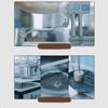 Shangheng 304 Stainless Steel Honeycomb Frying Pan