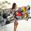 One Mickey Beach Towel Made of Quick-Drying Soft Microfiber, Ideal for Travel, Beach Outings, Pool Days, And Camping, Perfect