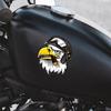 Grappige Motorfiets Sticker Brullende Adelaar Ontwerp Perfect Voor Voertuig Motorfiets Auto's Laptop Maak Je Klaar Om Te Vlammen Met Dit Rook