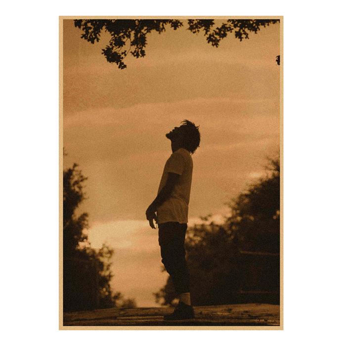 J. Cole & Lamar Rap Hip Hop Kraft Paper Wall Mural 491
