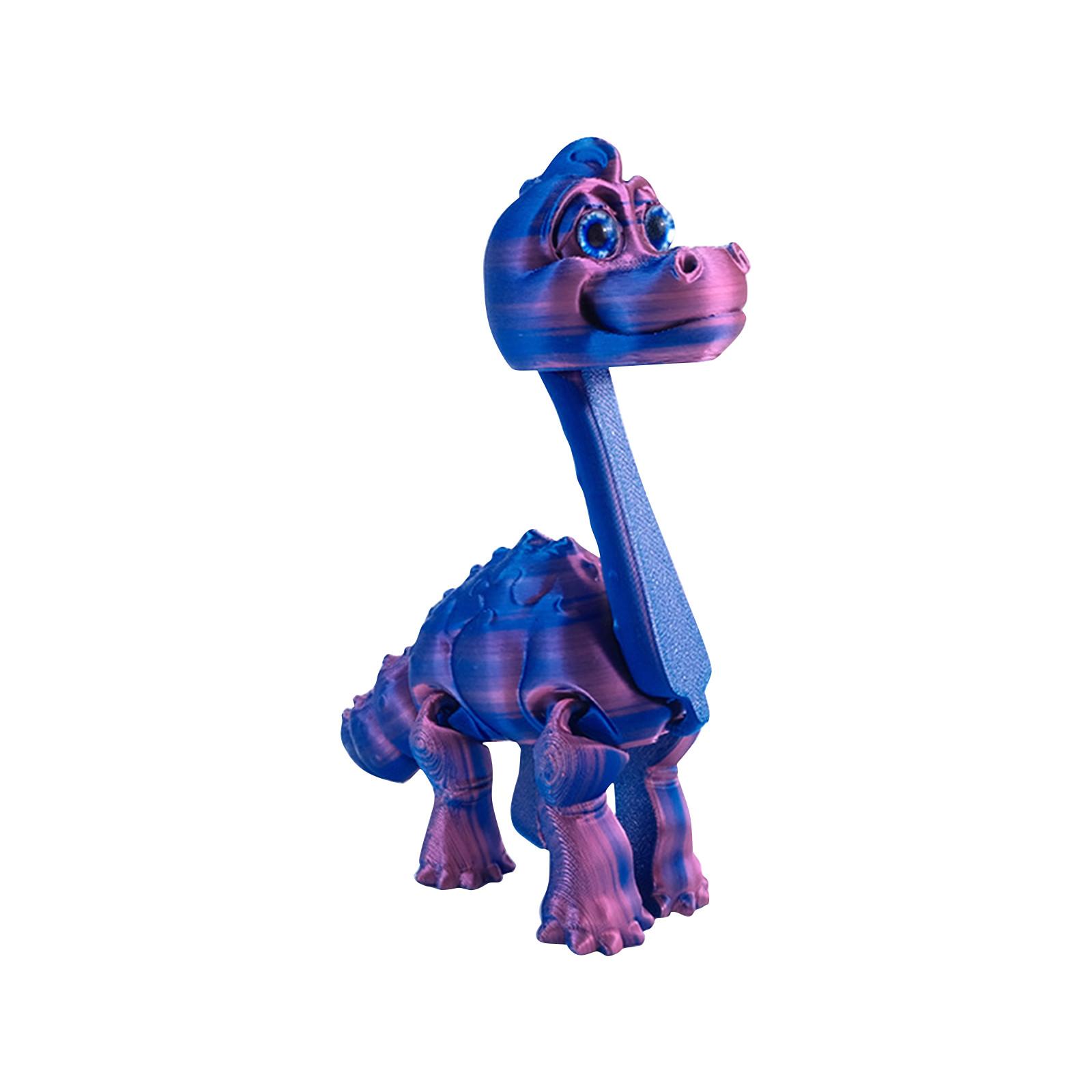 

3D Printed Model Brachiosaurus,Flexible Dinosaur Statue,Animals With Movable Joints,Home Decor,Interesting Toys For /ADHD,Festival Gifts Toco One Size синий