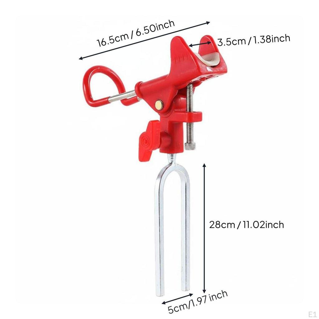 Fishing Pole Ground Stake Double Use Rod Holder Simple Design for Anglers Nylon
