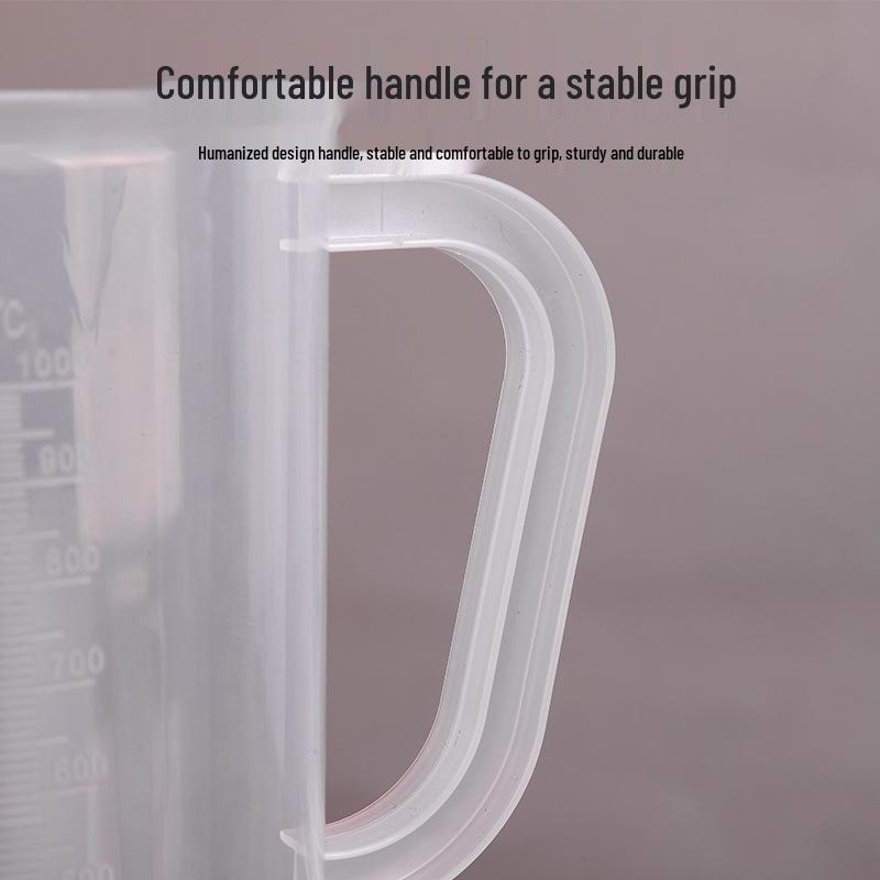 Large-Capacity Food-Grade Measuring Cup with Scale - High Transparency for Milk Tea Shop