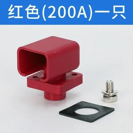500A Square Copper Lithium Battery Energy Storage Terminal Connector 120/200/300A Wall Penetrating Screw Type Terminals Block