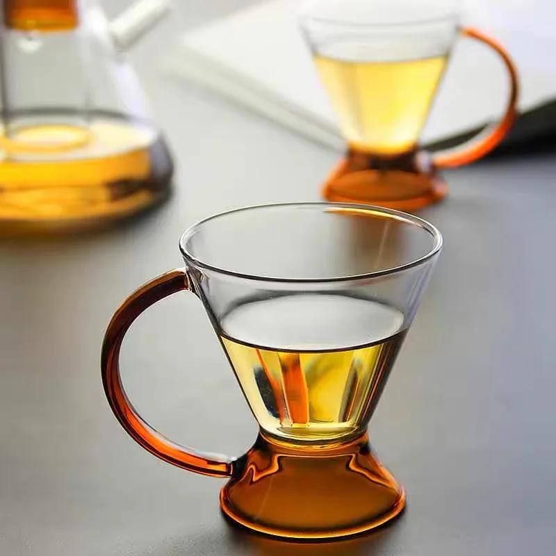Creative Glass Teapot Tea Cup High Borosilicate Glass High Temperature Glass Tea Set Tea Water Separation Kettle