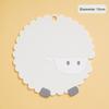 Cartoon Sheep Silicone Trivets, Heat Resistant Placemats for Dining Table, Non-Slip Insulation Pads for Bowls, Cups, and Dishes