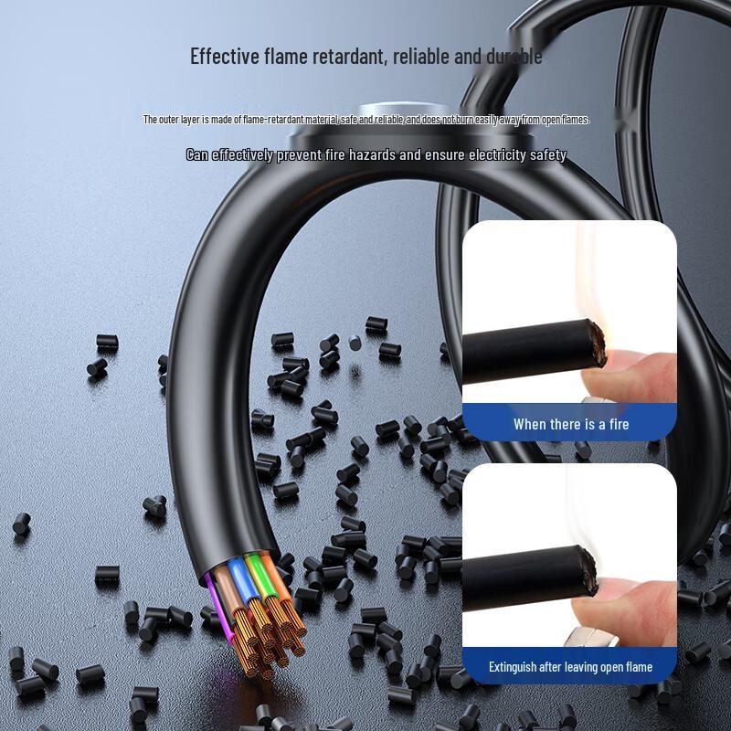Zhongtianhengke RVV 12-Core Multi-Strand Copper Power Cable