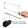 Adjustable Mini Hand Saw U Shape Jeweler's Sawbow Steel Hacksaw Spirals Saw Blade Kit DIY Hand Tool Jewelry Woodwork Craft Tools