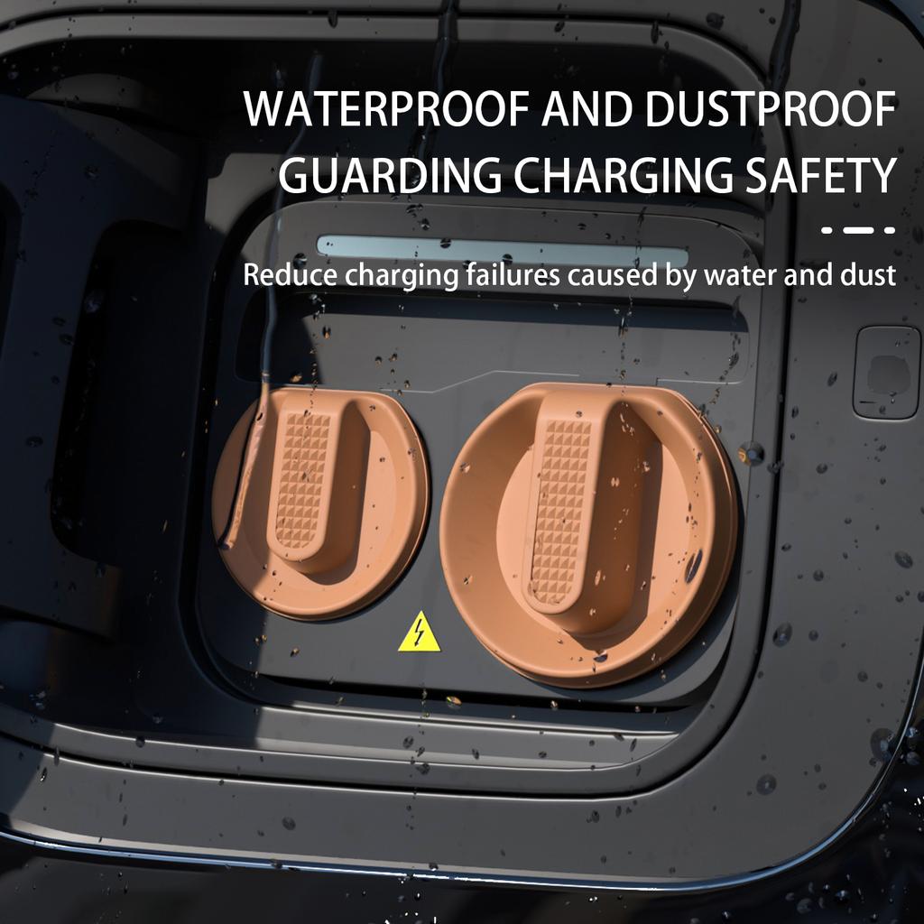 For ZEEKR 001 2026 2025 7X 007 9X Charging port protective cover Silicone integrated magnetic cover car charging accessories
