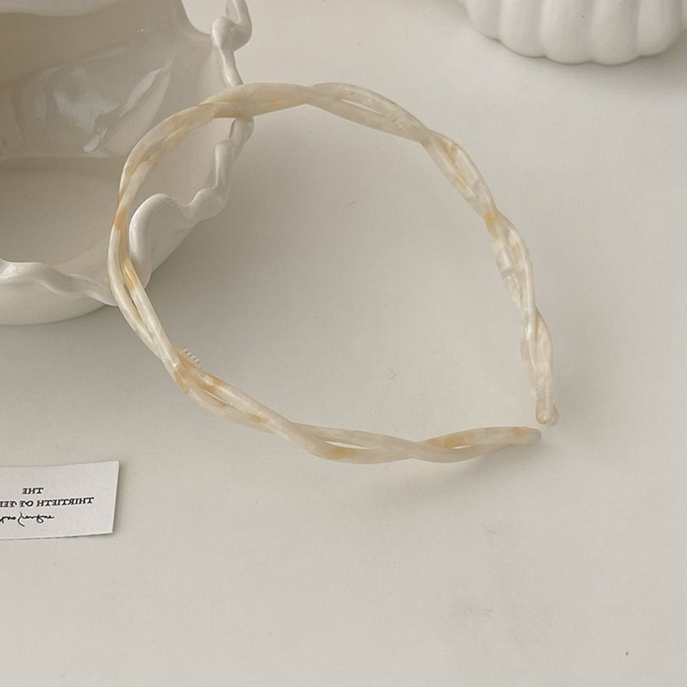 Acid Women Hairpin Female Hair Accessories Cross Headband Korean Style Headwear Twist Hair Band