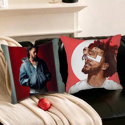 Rapper Singer J C-Cole-S Various Sizes Square Pillowcase For Car Home Bedchamber Decor