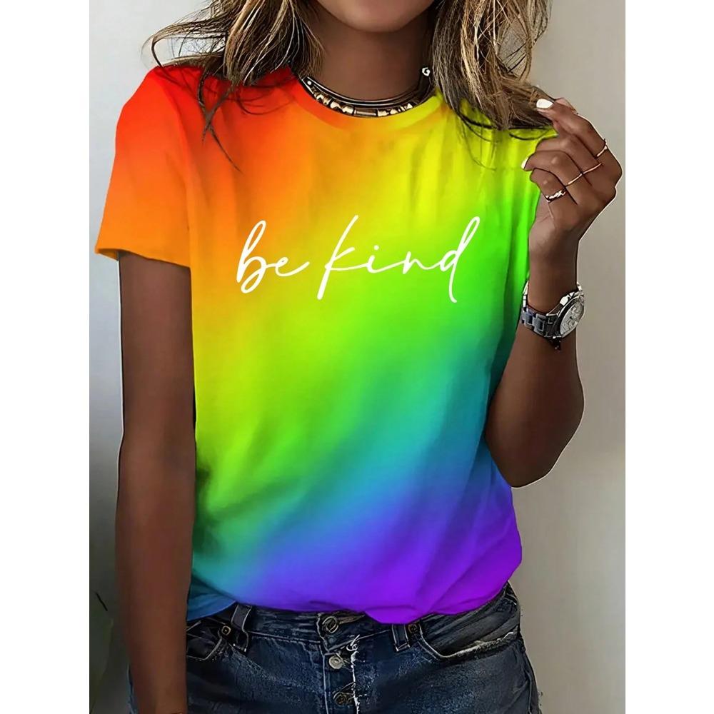 Damen T-Shirt Abstraktes Gesicht Linienkunst Grafischer Druck Oberteile Lässig Rundhals Kurzarm T-Shirt Sommer Outdoor Mode Damenbekleidung