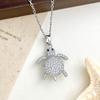 Ocean Sea Turtle Conch Summer Necklace Women's Small-Scale Design Trendy Beachwear Style Collar Chain