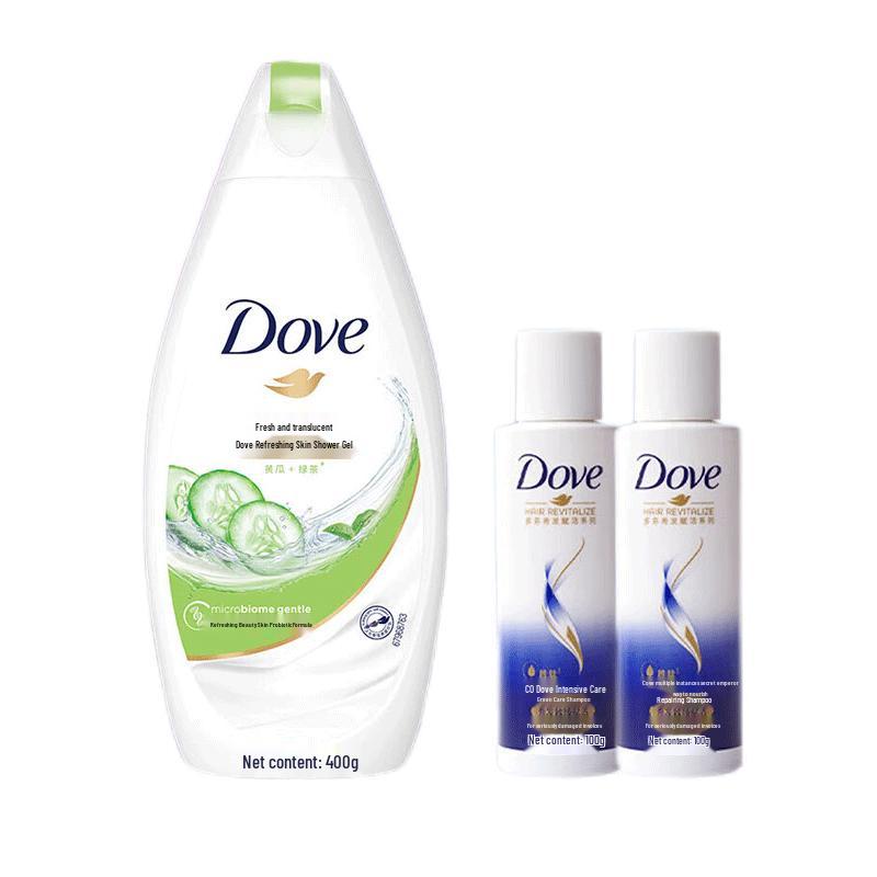 Набор Dove Освежающий гель для душа и шампунь