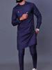 2024 African Ethnic Style Men's Casual Print Set