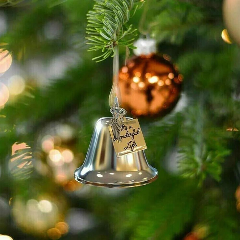 It's a Wonderful Life Angel Wing Wind Chime Bell Metal Vintage Bell  Xmas Decor