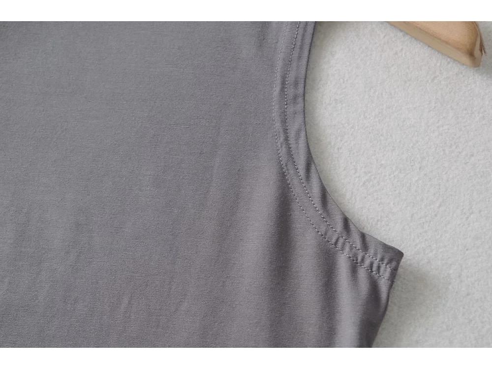 YPFF Trendy European Women's Sleeveless High-Neck Crop Top