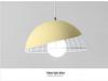 Luminária pendente LED criativa nórdica - Lustre de alumínio estilo europeu para bares e restaurantes