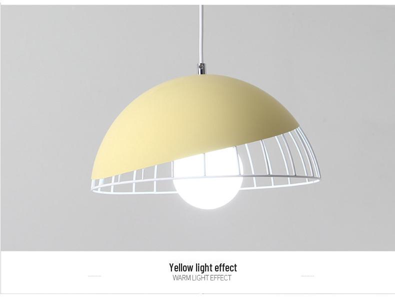 Luminária pendente LED criativa nórdica - Lustre de alumínio estilo europeu para bares e restaurantes