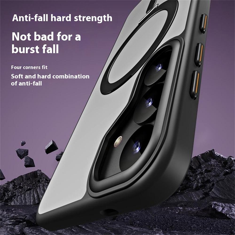 For Samsung Galaxy S25+ Case Compatible with MagSafe TPU+Acrylic Kickstand Phone Cover