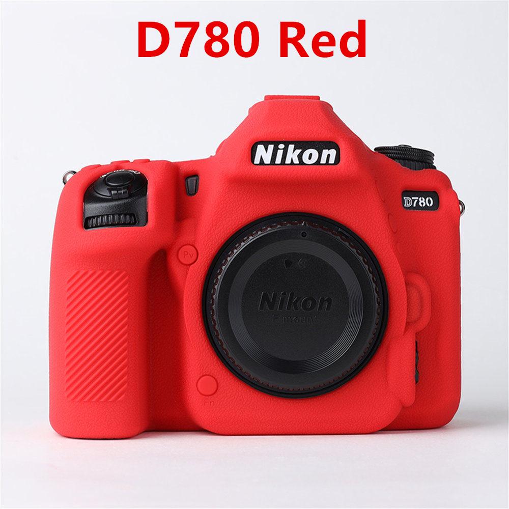 Litchi Pattern Soft Silicone Armor Camera Body Case For Nikon D780 D850 D7100 D7200 Rubber Cover Skin
