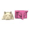 Silicone Mold Flower Pots Mold Succulent Planter Moulds Dog Shape Concrete Casting Molds Suitable for Crafting Planter