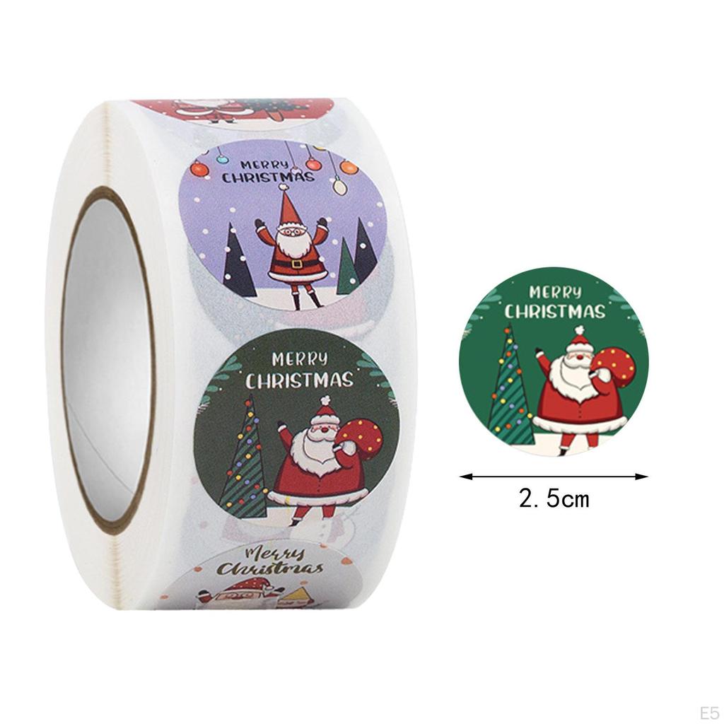 Christmas Party Stickers Seal Labels DIY Seals Game Paper for Card Making