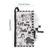 Early Education Toys Black and White Puzzle Tail Cloth Book