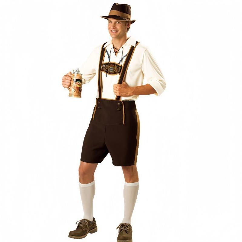 Muni Oktoberfest Clothing Traditional Bavarian Men's Suit Hooded Pants