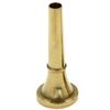 Gold Lacquered Copper Trumpet Mouthpiece for Military and Assault Trumpets