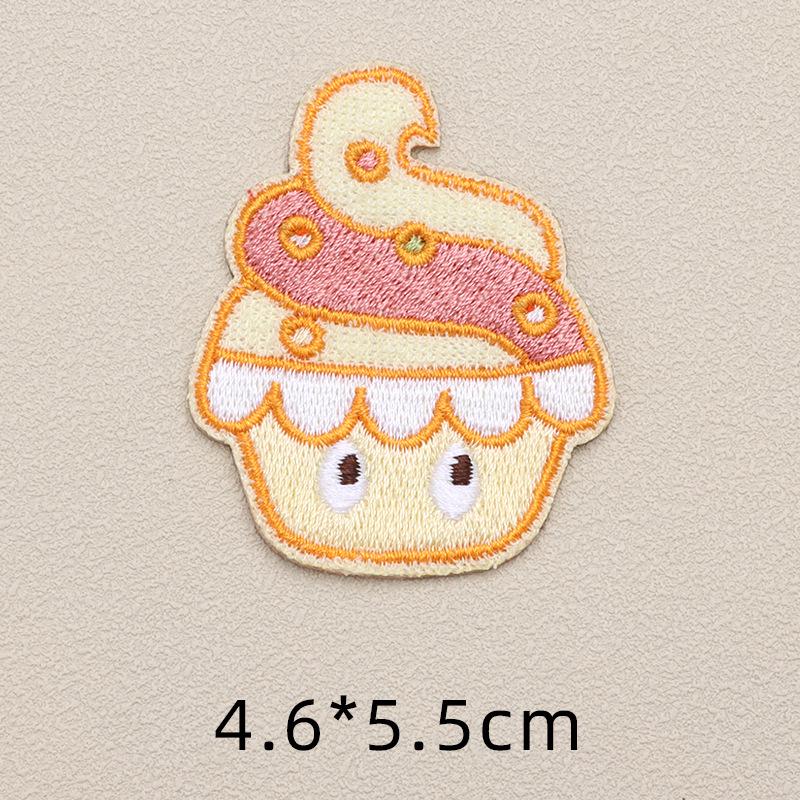 Adorable Cartoon Self-Adhesive Embroidery Patch for Clothing, Backpacks & Notebooks
