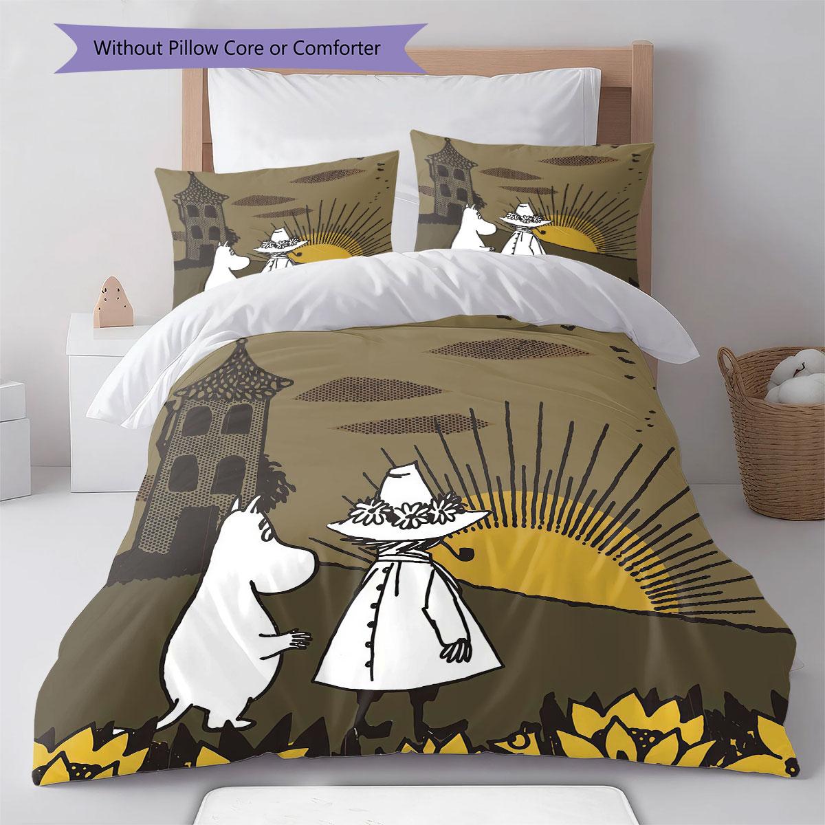 Moomintroll Bedding Quilt Set Quilt Cover