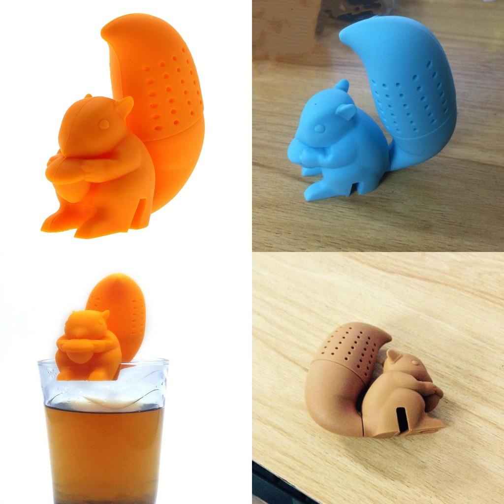 Silikon Bajs Teinfuser Med Filter För Nyhetste-Tillbehör**