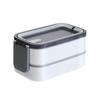 With Compartment Food Storage Container 304 Stainless Steel Insulation Lunch Box  School Children