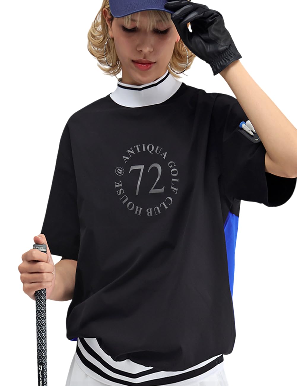 

Женский топ Antiqua Golf x Stch Black, ZST-00090, LXL, 05,