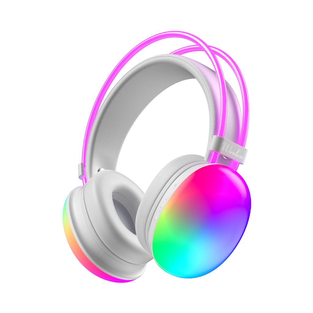 2025 YDM78 Over-Ear Bluetooth Headphones with RGB Lighting & Long Battery Life