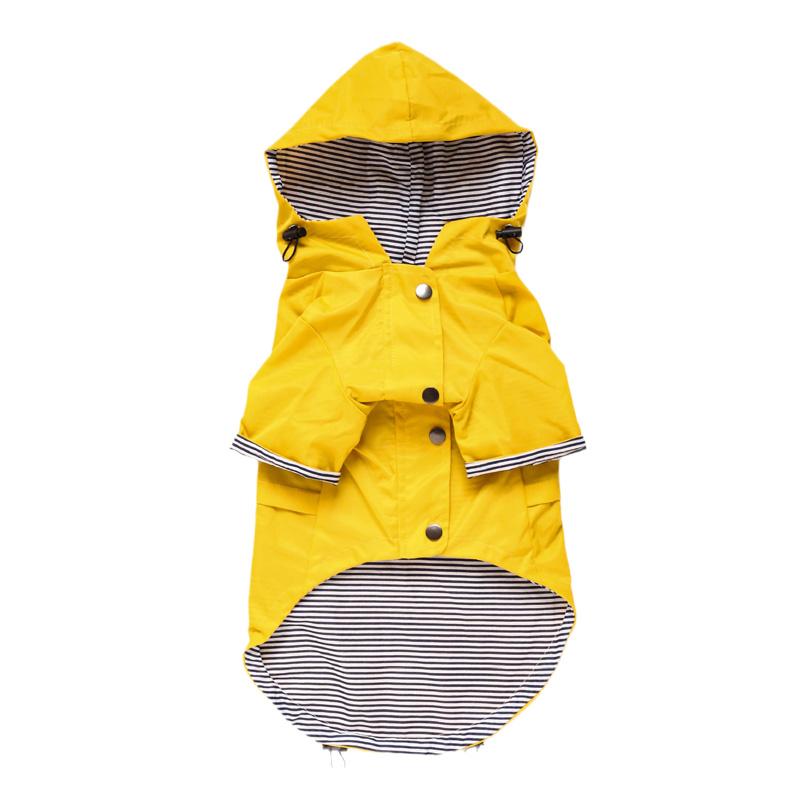 Fashion French Bulldog Pet Rain Coat for Medium Large Dogs Waterproof Puppy Big Dog Clothes Pug Corgi Pitbull mascotas Raincoat
