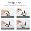 Car Air Fresheners Wooden Robot Figurine with Swinging Legs Car