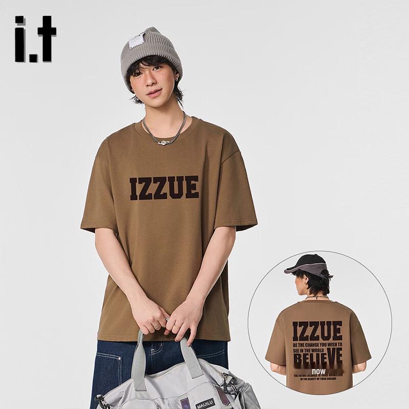 Izzue Unisex Heavyweight Cotton Round Neck T-Shirt L