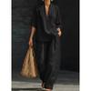 Streetwear Womens Two Piece Set With Polyester Fabric For Casual Spring Sports