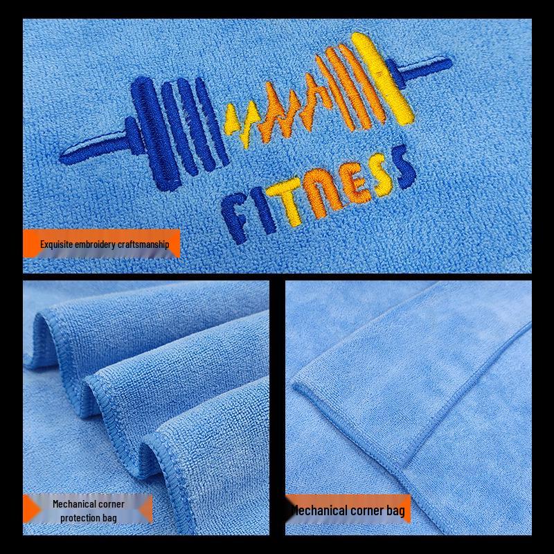 Men's and Women's Sweat-Absorbing Sports Towel for Gym, Basketball, Running, and Badminton - Large Size