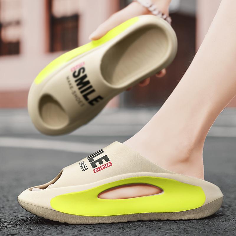 Sandals Couples Home Slippers Letters Printed Non Slip Sandals Shoes for Women Beach EVA Slipper Men