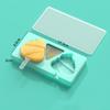 Multiple Styles Cute Silicone Ice Cream Molds Animal Love Snowman Rabbit Shape Mold Popsicle Making Kit with Lid Kitchen Tools