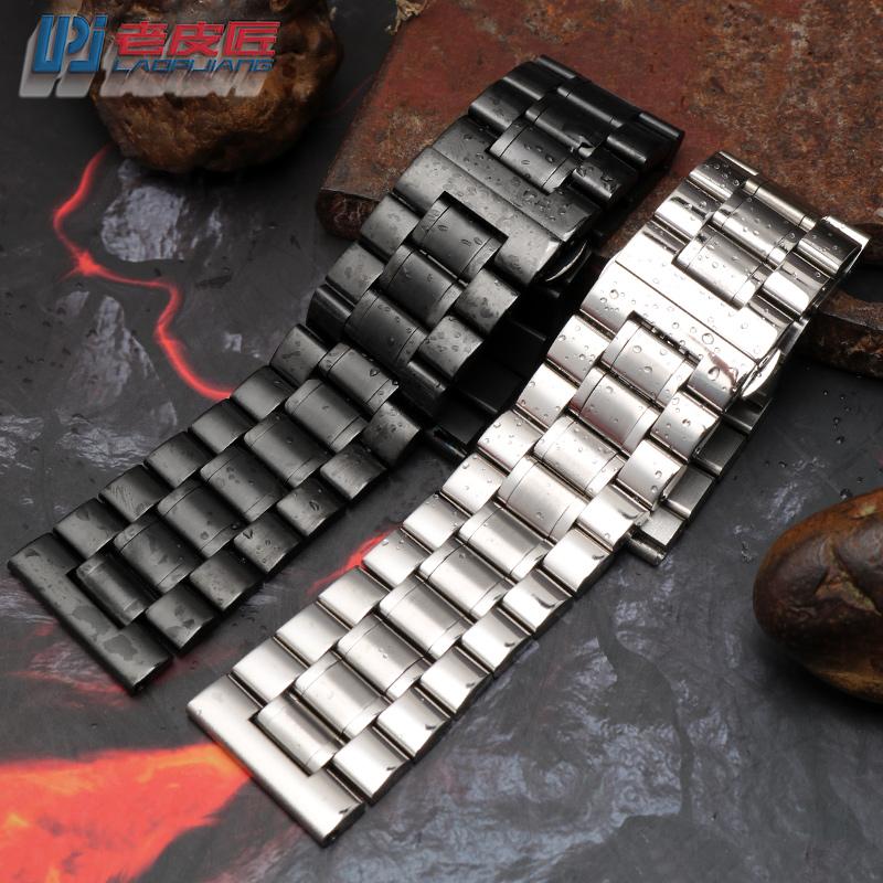 Bracelet de montre en acier inoxydable 24 26 27 28 30 mm pour D-iesel pour DZ4316 DZ7395 DZ7305 P-anerai bracelet de montre homme Fixation de table
