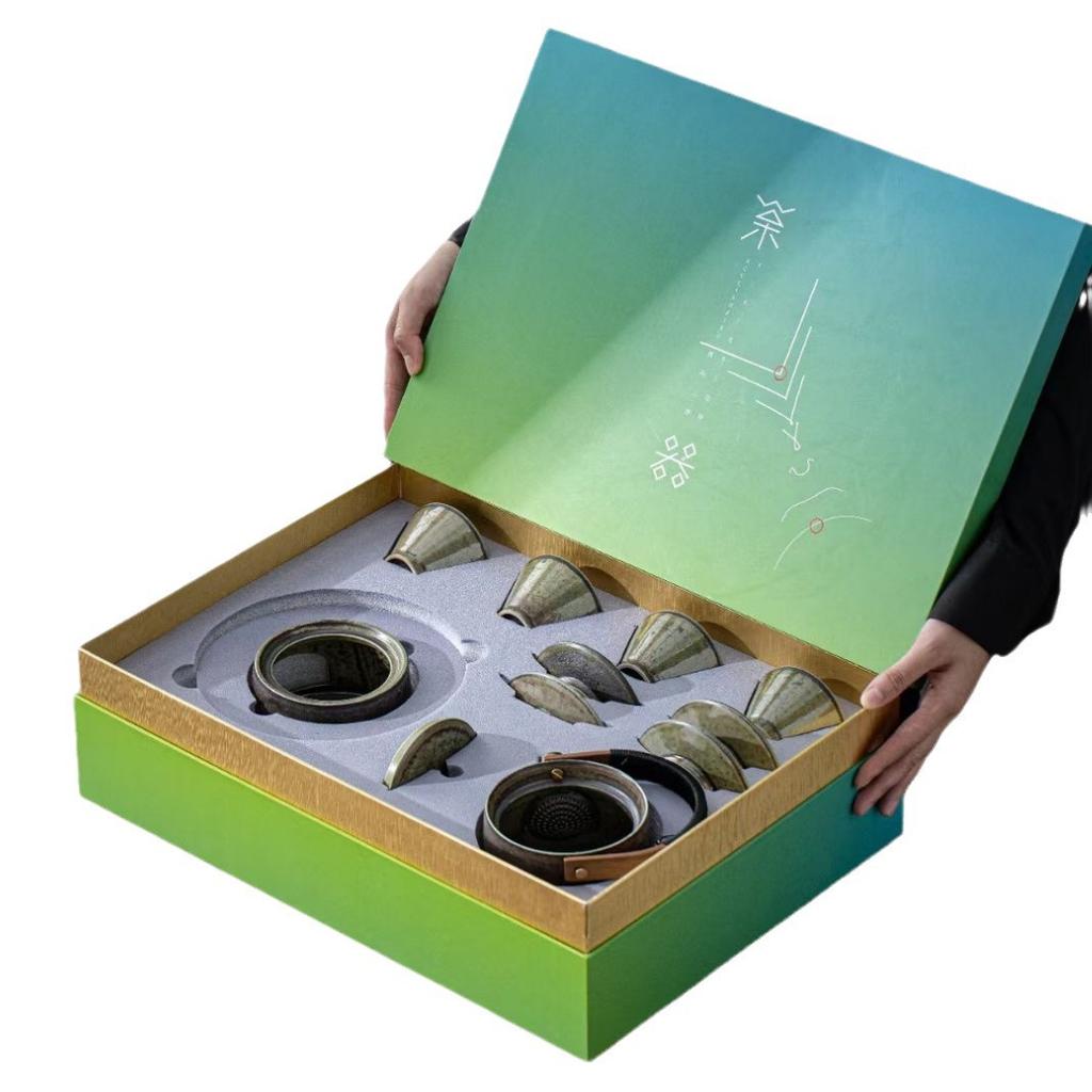 New tea making stove small set alcohol candle base anti-scalding handle beam pot Chinese tea making stove outdoor tea cooker